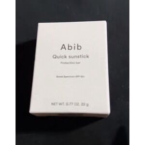 Abib Quick Sunstick  Bar Broad Spectrum SPF 50+ K-Beauty 22g 0.77oz NEW